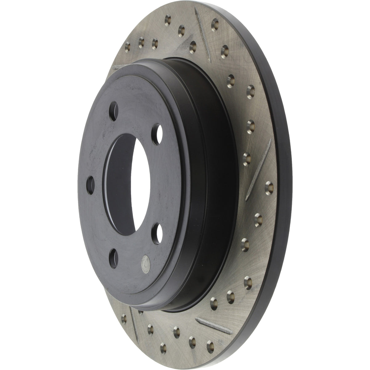 StopTech Sport Drilled/Slotted Brake Rotor; Rear Left