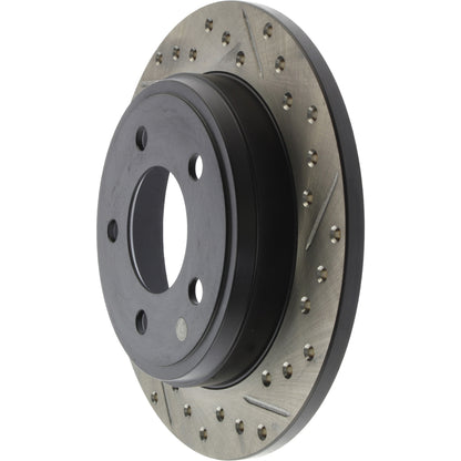 StopTech Sport Drilled/Slotted Brake Rotor; Rear Left