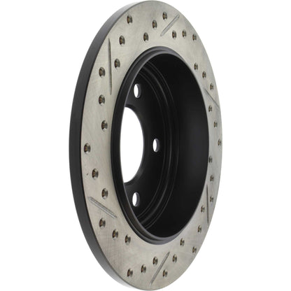 StopTech Sport Drilled/Slotted Brake Rotor; Rear Left