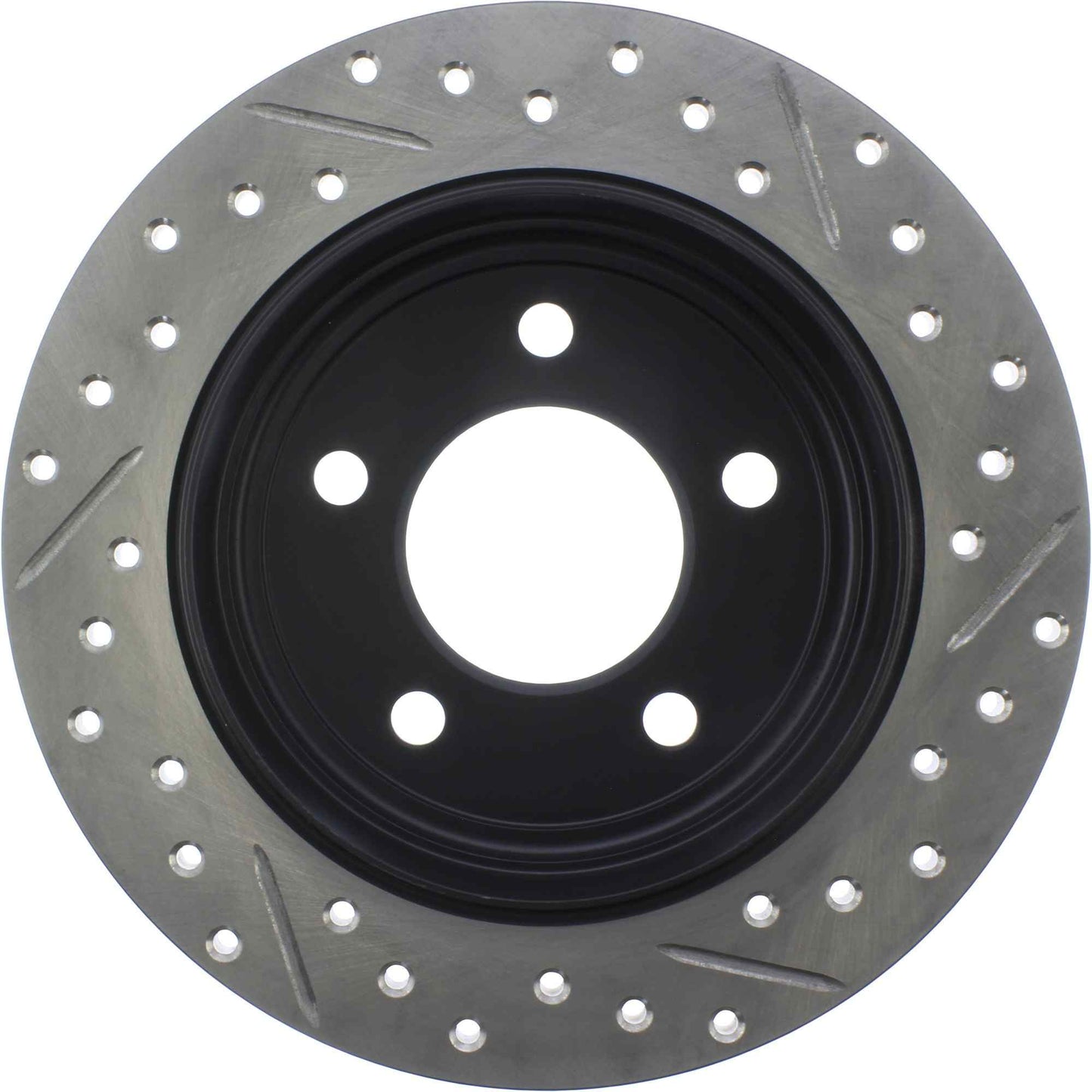 StopTech Sport Drilled/Slotted Brake Rotor; Rear Right