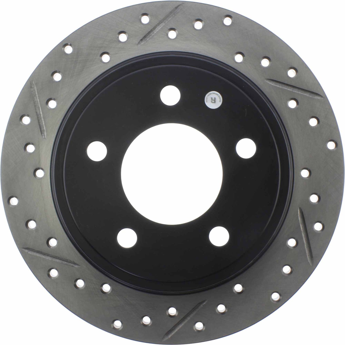 StopTech Sport Drilled/Slotted Brake Rotor; Rear Right
