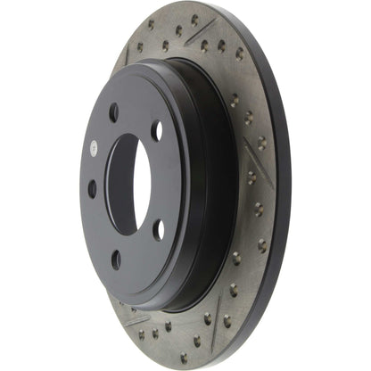 StopTech Sport Drilled/Slotted Brake Rotor; Rear Right