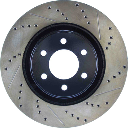 StopTech 92-02 Dodge Viper Slotted & Drilled Front Left Cryo Rotor 127.63036CL
