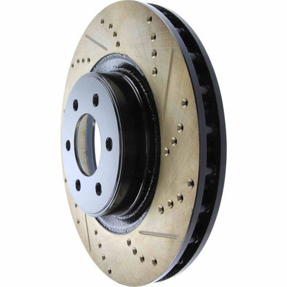 StopTech 92-02 Dodge Viper Slotted & Drilled Front Left Cryo Rotor 127.63036CL