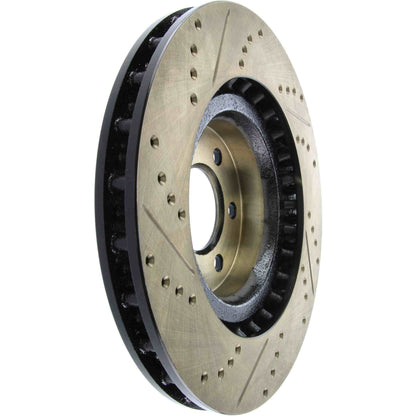 StopTech 92-02 Dodge Viper Slotted & Drilled Front Left Cryo Rotor 127.63036CL