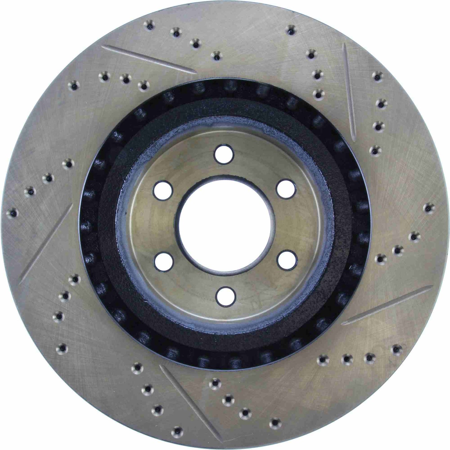 StopTech 92-02 Dodge Viper Slotted & Drilled Front Right Cryo Rotor 127.63036CR