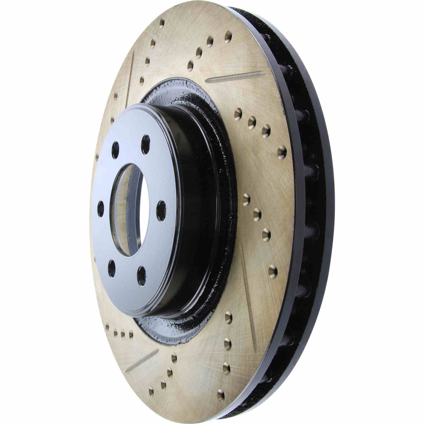 StopTech 92-02 Dodge Viper Slotted & Drilled Front Right Cryo Rotor 127.63036CR