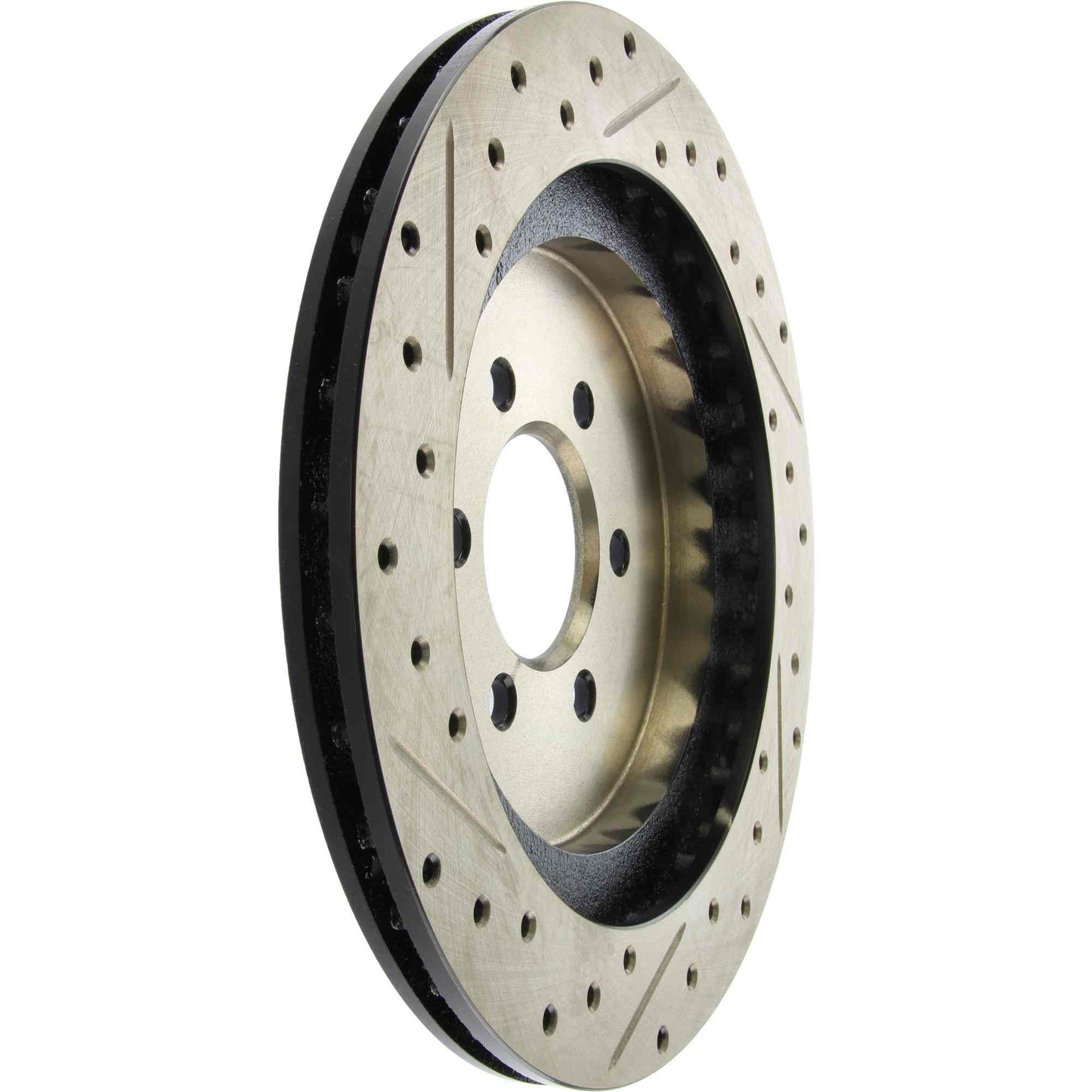 StopTech Slotted & Drilled Sport Brake Rotor 127.63037L