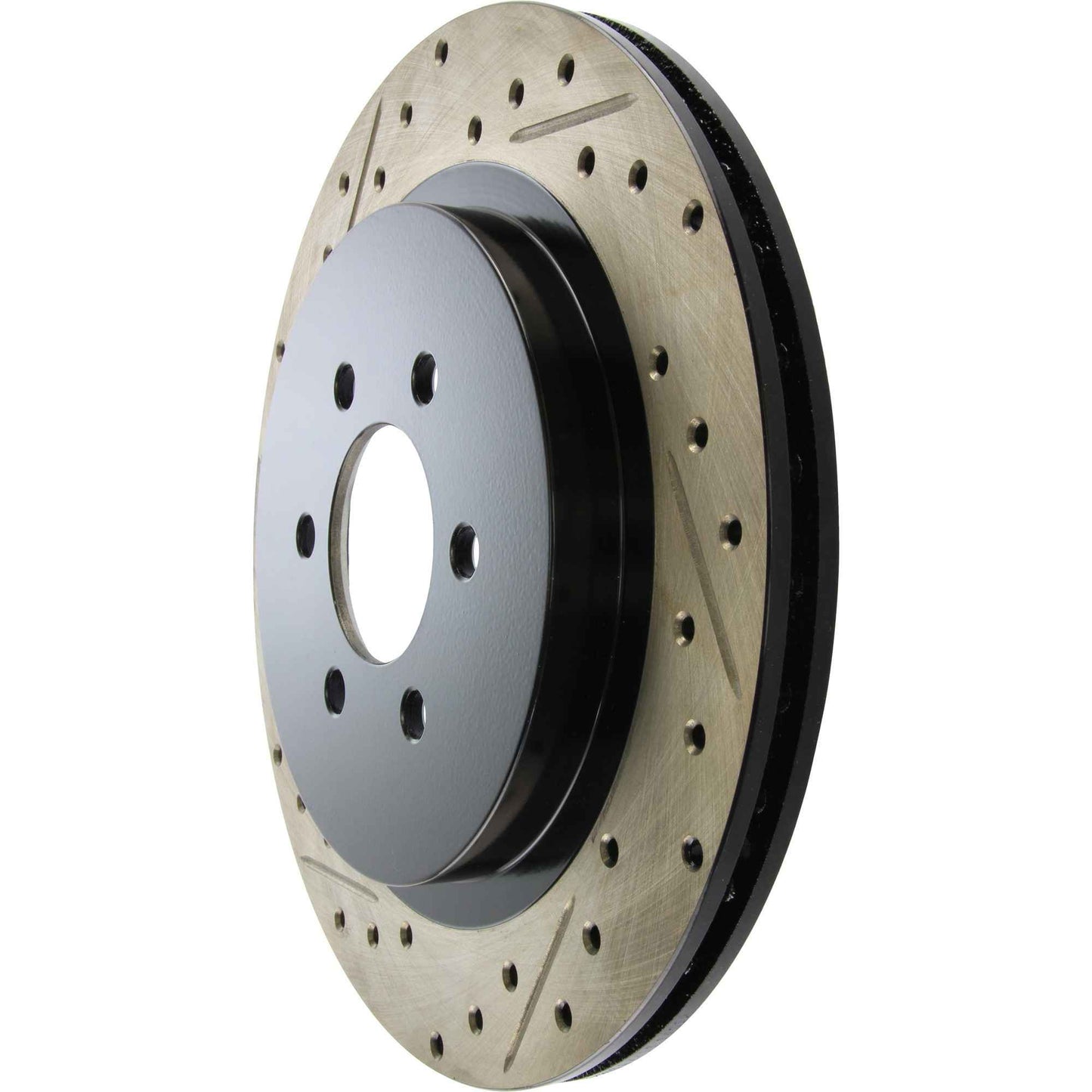StopTech Slotted & Drilled Sport Brake Rotor 127.63037R