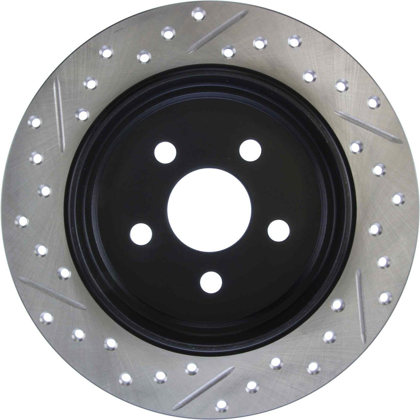 StopTech Sport Drilled/Slotted Brake Rotor; Rear Left