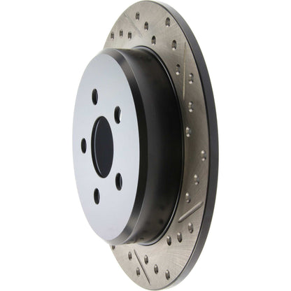 StopTech Sport Drilled/Slotted Brake Rotor; Rear Left