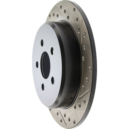 StopTech Sport Drilled/Slotted Brake Rotor; Rear Left