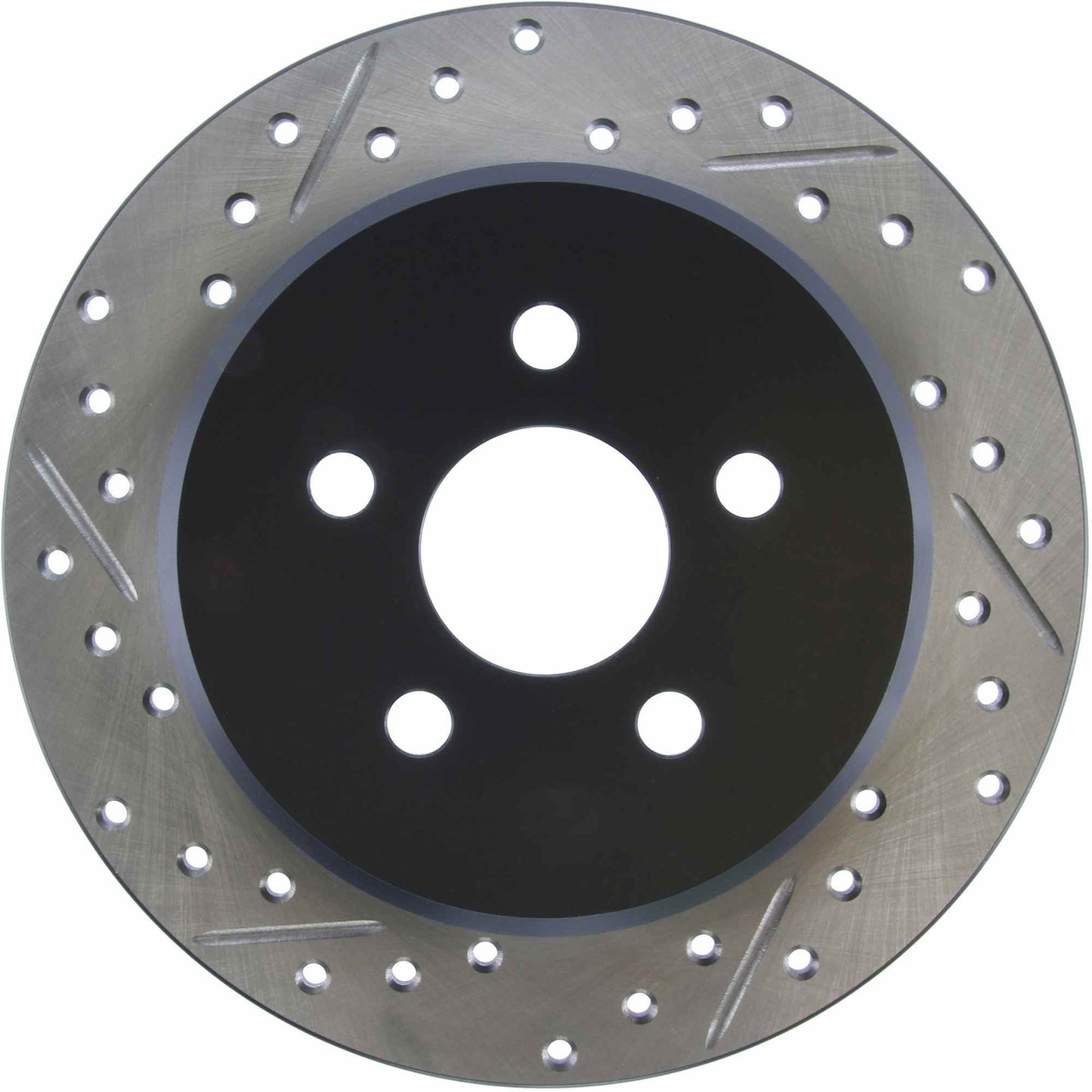 StopTech Sport Drilled/Slotted Brake Rotor; Rear Right