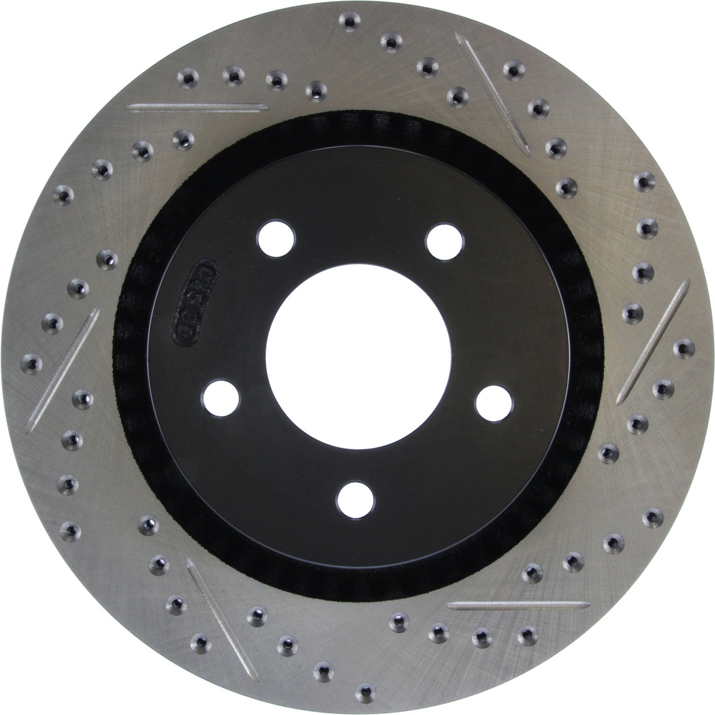 StopTech Sport Drilled/Slotted Brake Rotor; Front Left