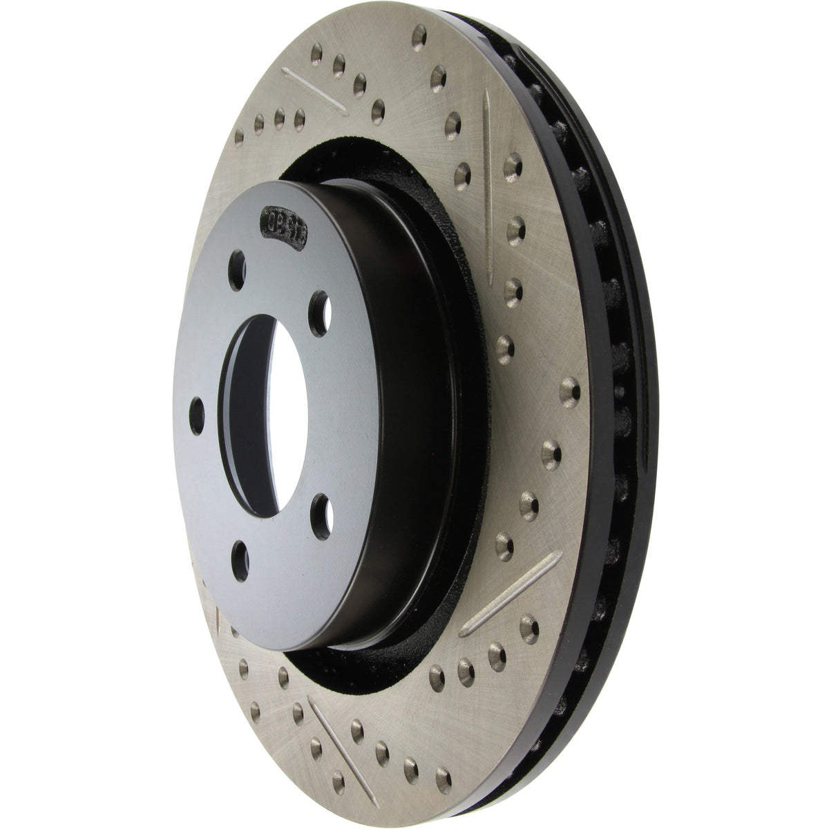 StopTech Sport Drilled/Slotted Brake Rotor; Front Left