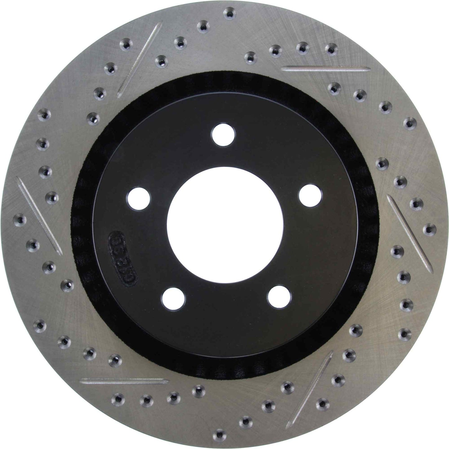 StopTech Sport Drilled/Slotted Brake Rotor; Front Right