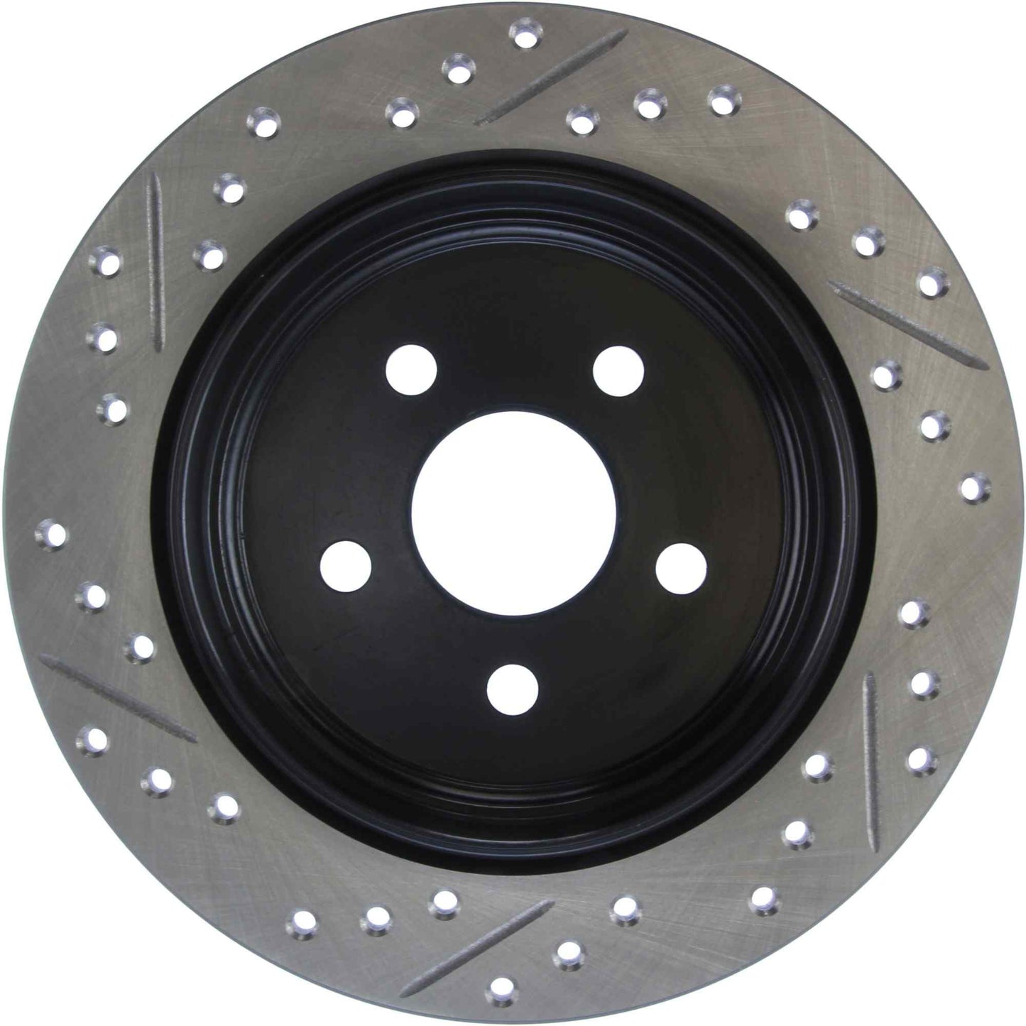 StopTech Sport Drilled/Slotted Brake Rotor; Rear Left