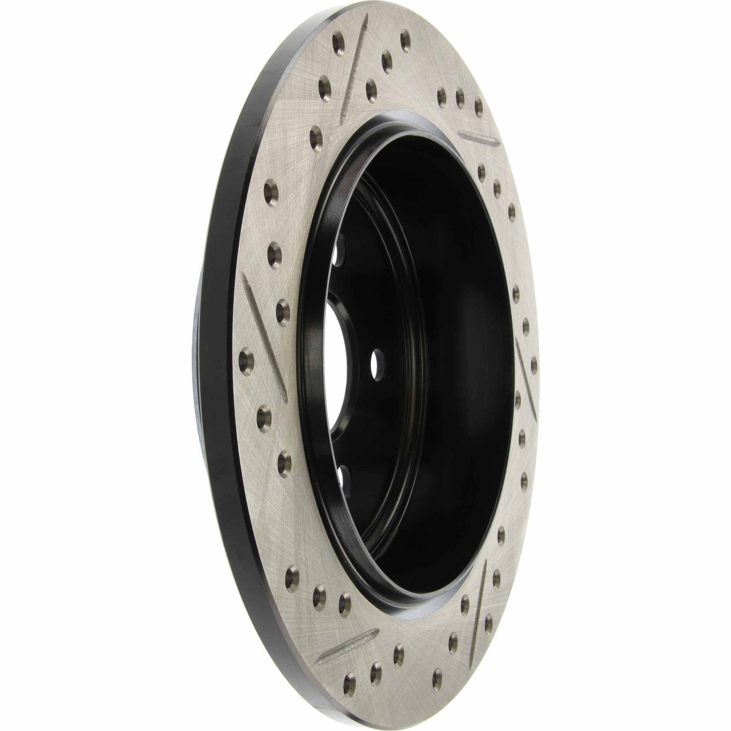StopTech Sport Drilled/Slotted Brake Rotor; Rear Left