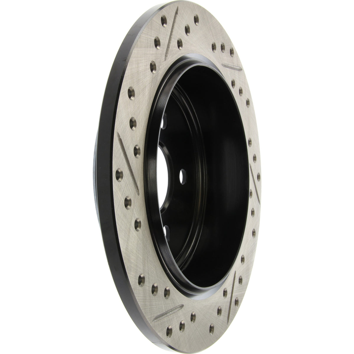 StopTech Sport Drilled/Slotted Brake Rotor; Rear Left