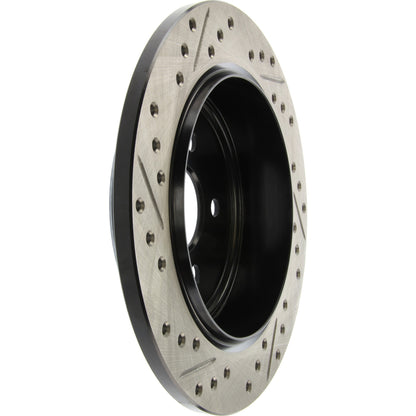 StopTech Sport Drilled/Slotted Brake Rotor; Rear Left