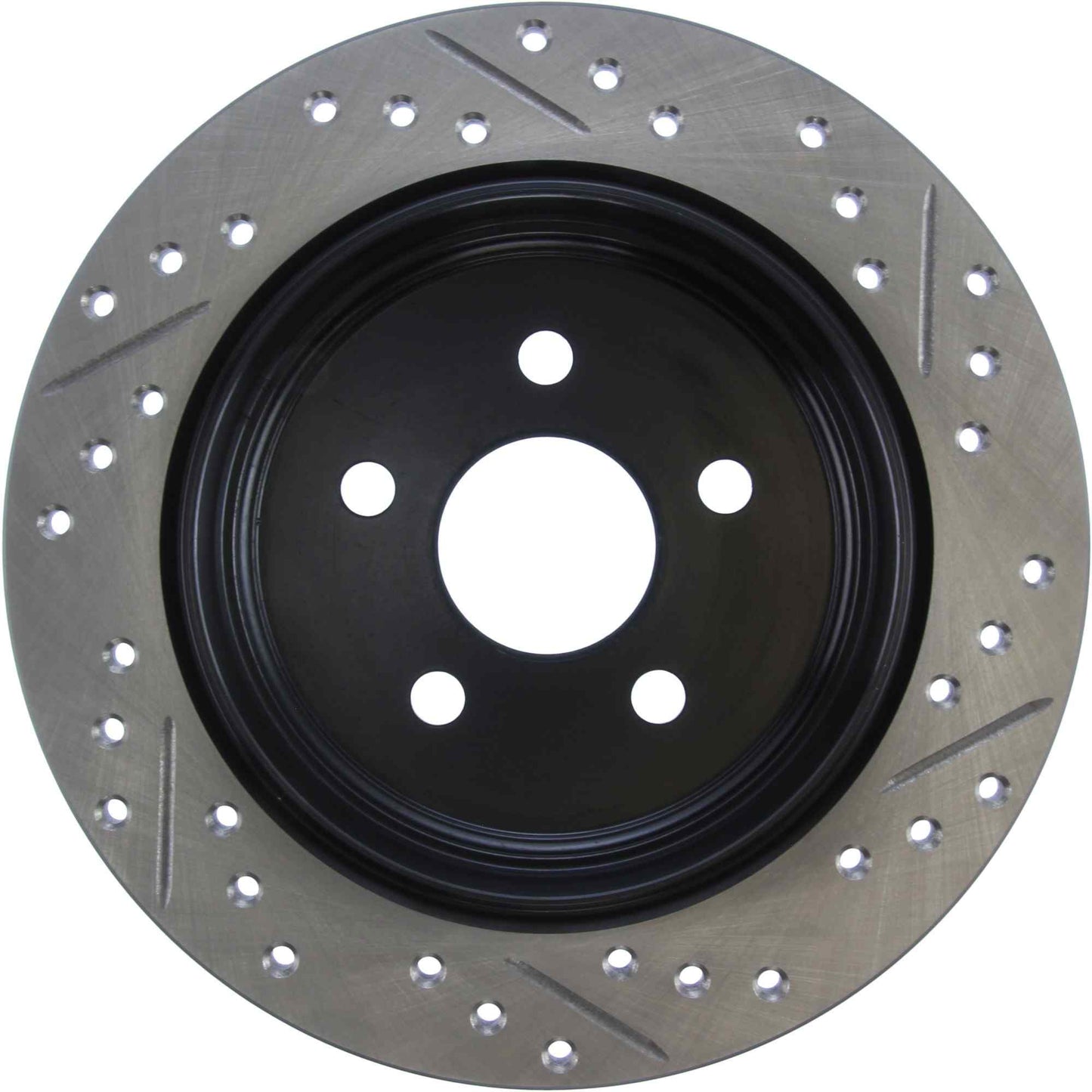 StopTech Sport Drilled/Slotted Brake Rotor; Rear Right