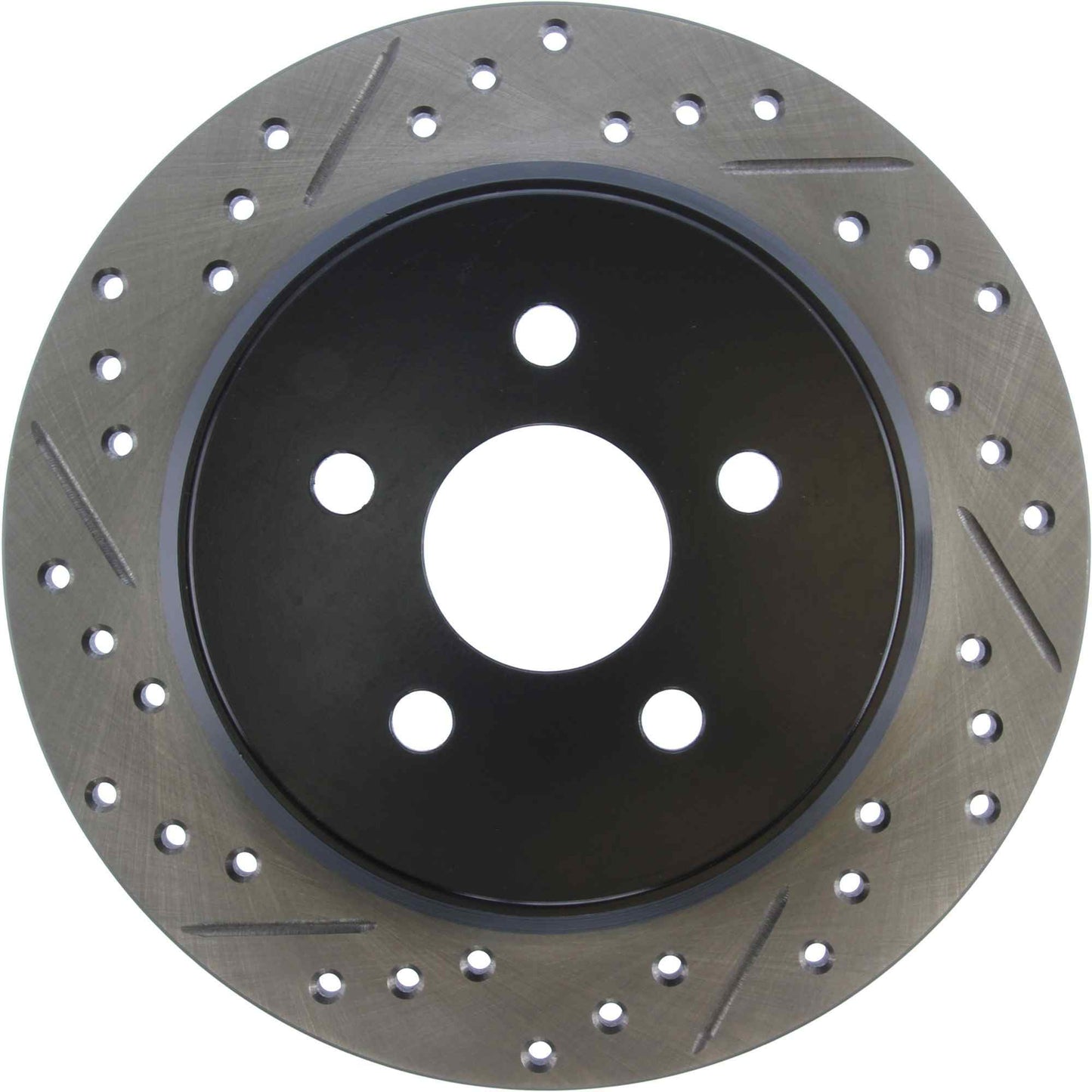 StopTech Sport Drilled/Slotted Brake Rotor; Rear Right