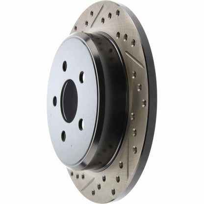 StopTech Sport Drilled/Slotted Brake Rotor; Rear Right