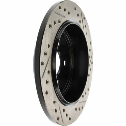 StopTech Sport Drilled/Slotted Brake Rotor; Rear Right