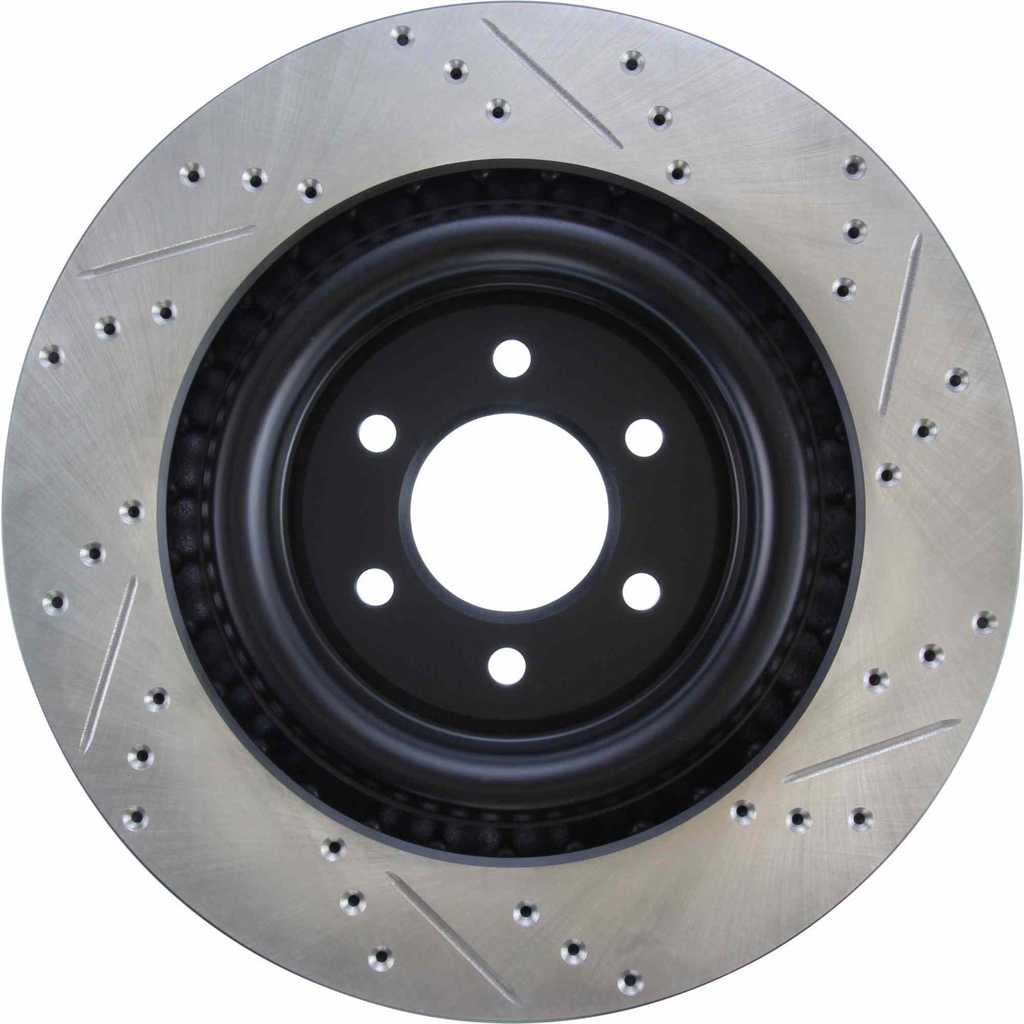 StopTech Sport Drilled/Slotted Brake Rotor; Rear Right