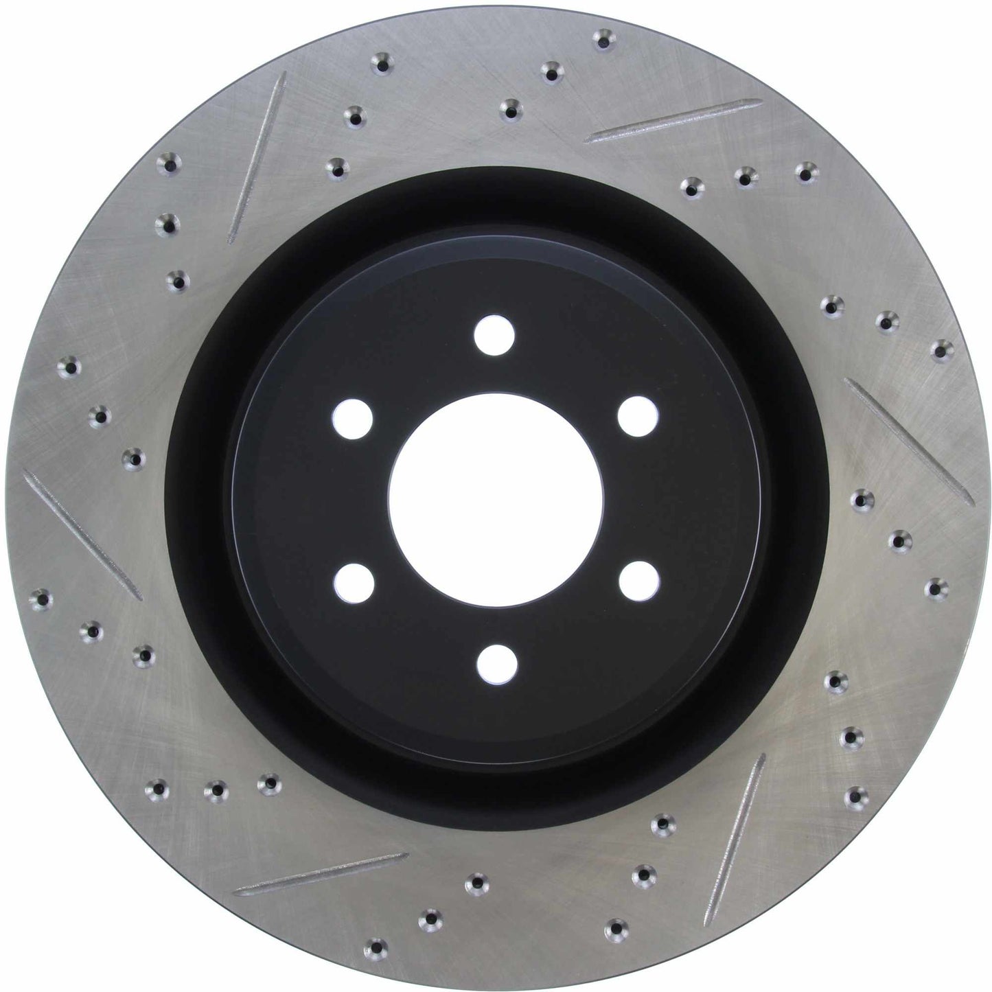 StopTech Sport Drilled/Slotted Brake Rotor; Rear Right