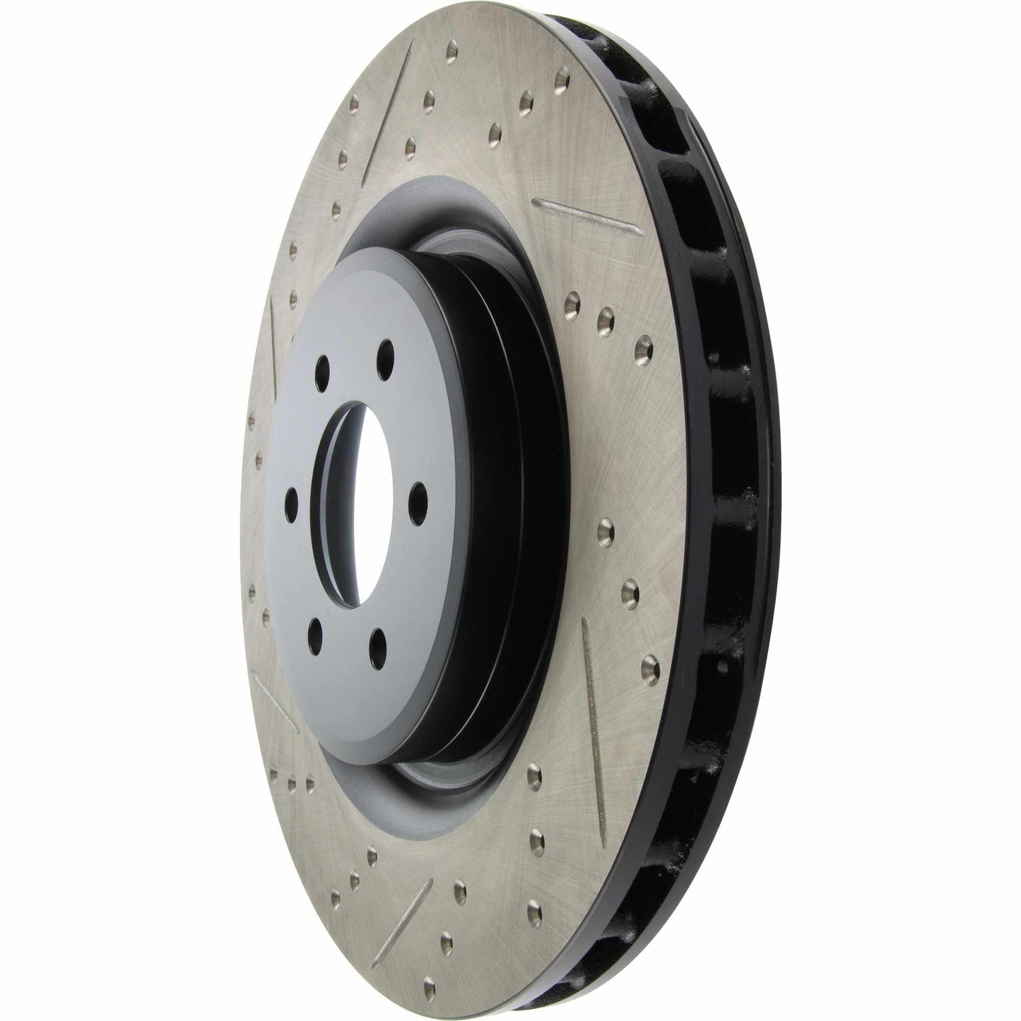 StopTech Sport Drilled/Slotted Brake Rotor; Rear Right