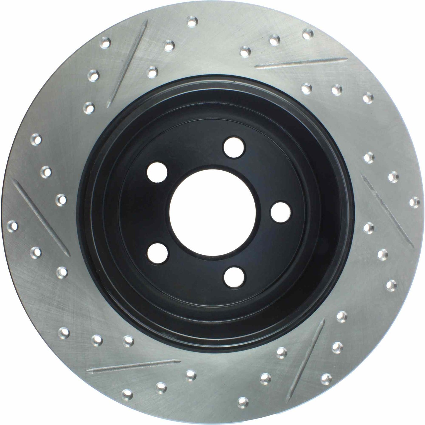 StopTech Sport Drilled/Slotted Brake Rotor; Rear Left
