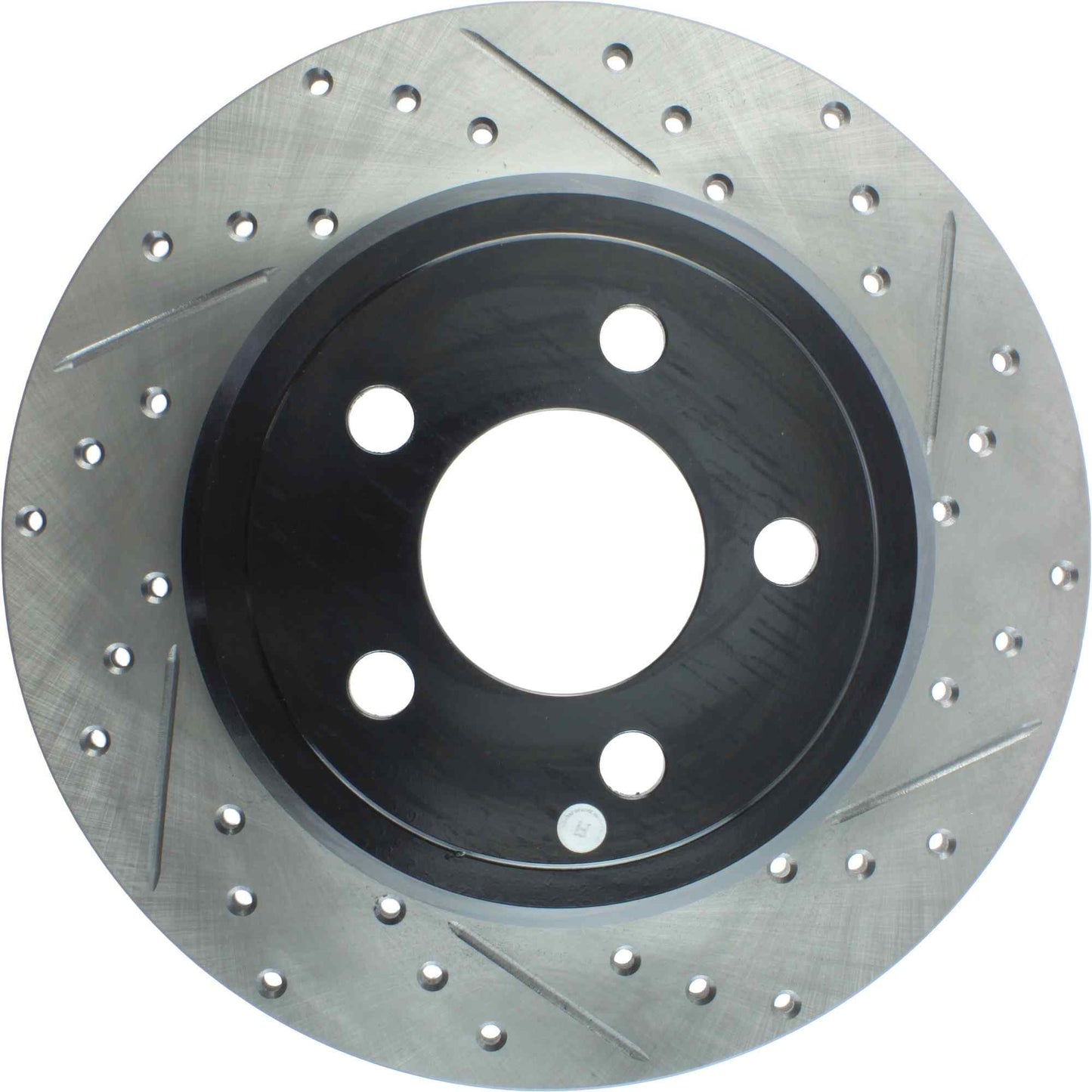 StopTech Sport Drilled/Slotted Brake Rotor; Rear Left