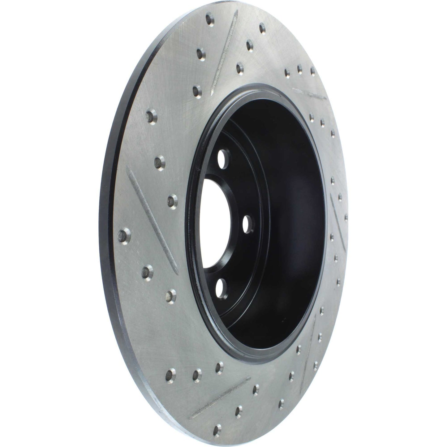 StopTech Sport Drilled/Slotted Brake Rotor; Rear Left