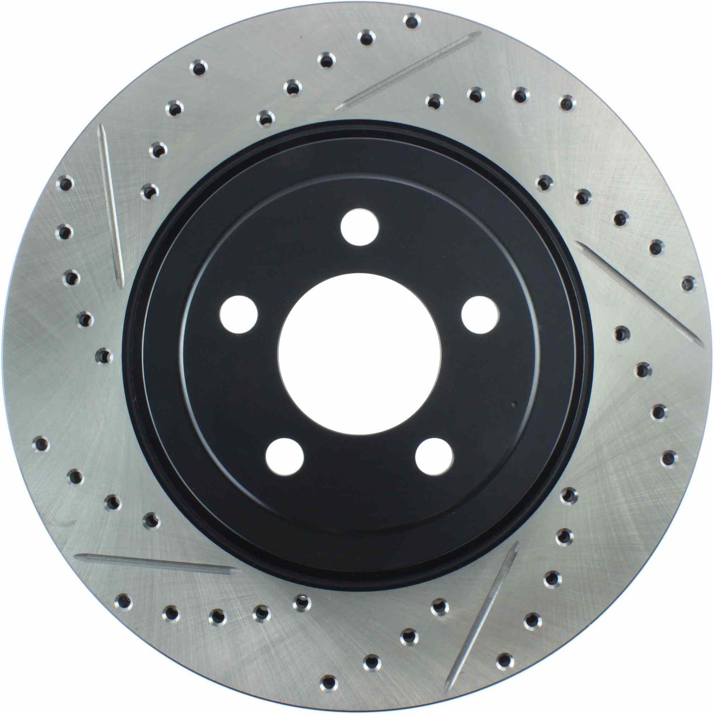 StopTech Sport Drilled/Slotted Brake Rotor; Front Right