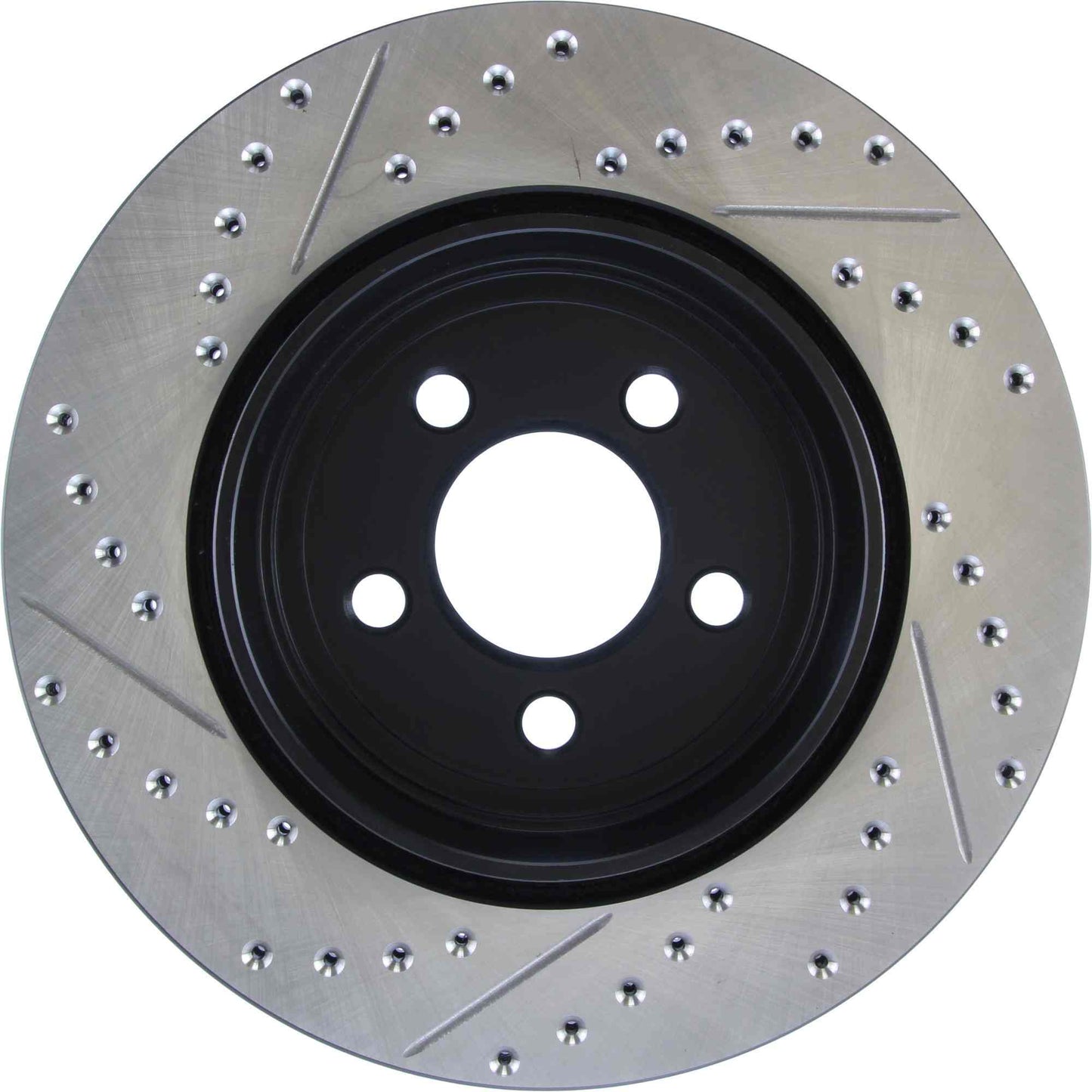 StopTech Sport Drilled/Slotted Brake Rotor; Rear Left