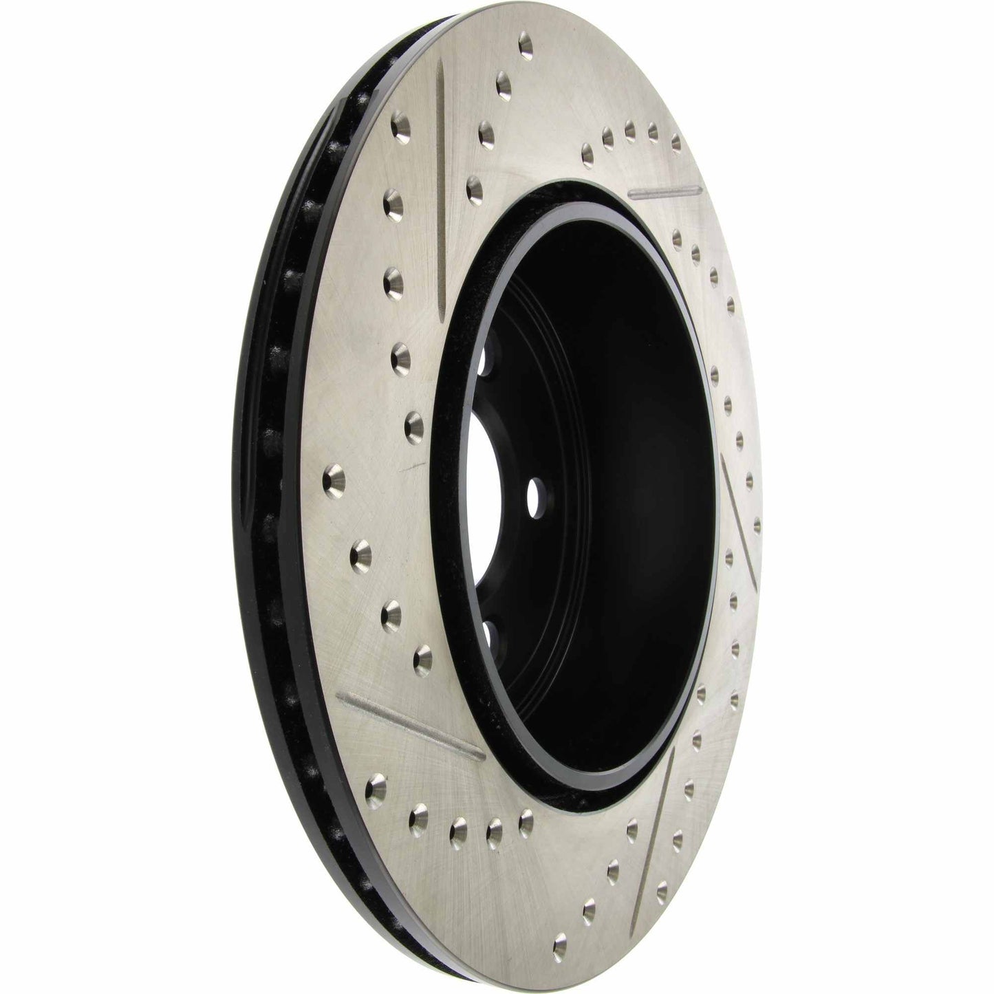 StopTech Sport Drilled/Slotted Brake Rotor; Rear Left