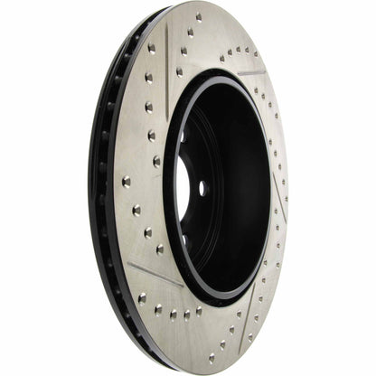 StopTech Sport Drilled/Slotted Brake Rotor; Rear Left