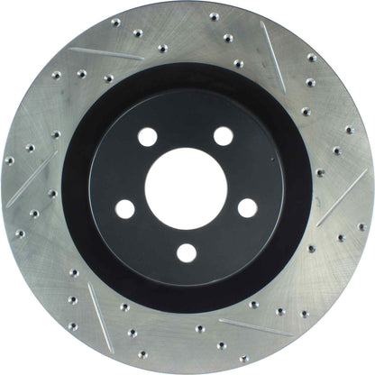 StopTech SportStop 06-09 Chrysler SRT-8 Front Left Drilled & Slotted Rotor 127.63063L