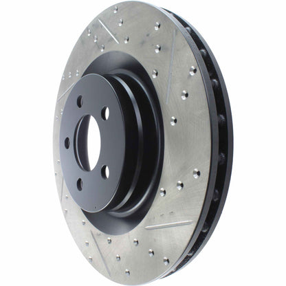 StopTech SportStop 06-09 Chrysler SRT-8 Front Left Drilled & Slotted Rotor 127.63063L