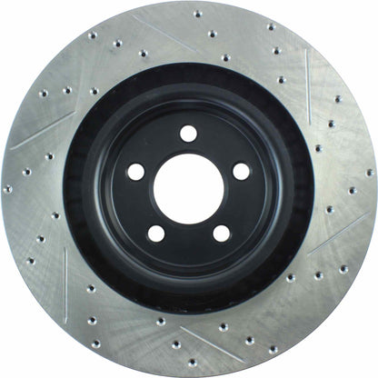 StopTech SportStop 06-09 Chrysler SRT-8 Front Right Drilled & Slotted Rotor 127.63063R