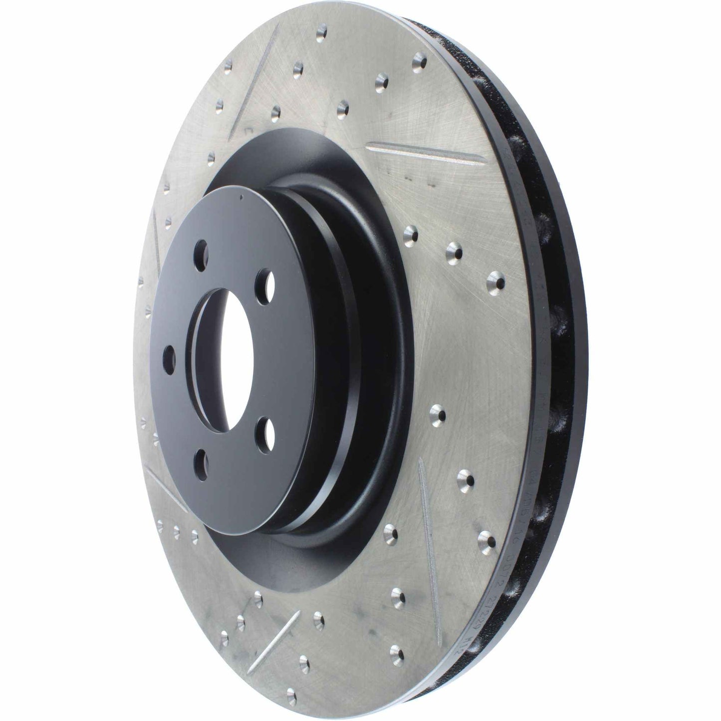 StopTech SportStop 06-09 Chrysler SRT-8 Front Right Drilled & Slotted Rotor 127.63063R