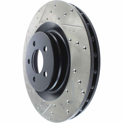 StopTech SportStop 06-09 Chrysler SRT-8 Front Right Drilled & Slotted Rotor 127.63063R