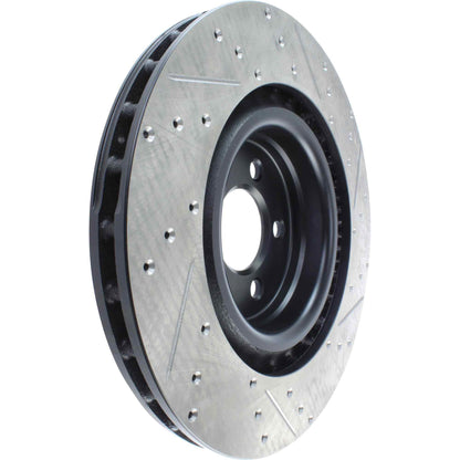 StopTech SportStop 06-09 Chrysler SRT-8 Front Right Drilled & Slotted Rotor 127.63063R
