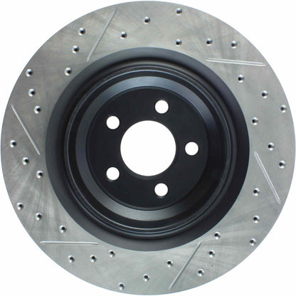 StopTech SportStop 06-09 Chrysler SRT-8 Rear Left Drilled & Slotted Rotor 127.63064L