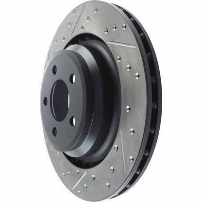 StopTech SportStop 06-09 Chrysler SRT-8 Rear Right Drilled & Slotted Rotor 127.63064R