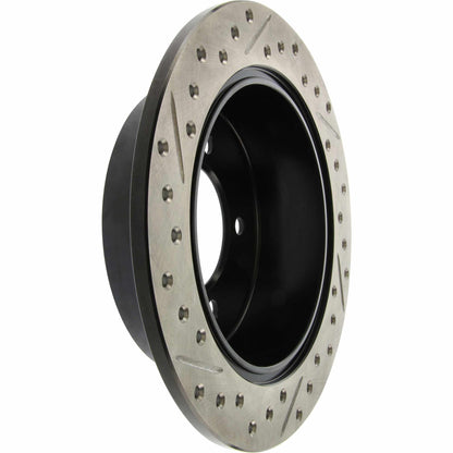 StopTech Sport Drilled/Slotted Brake Rotor; Rear Left