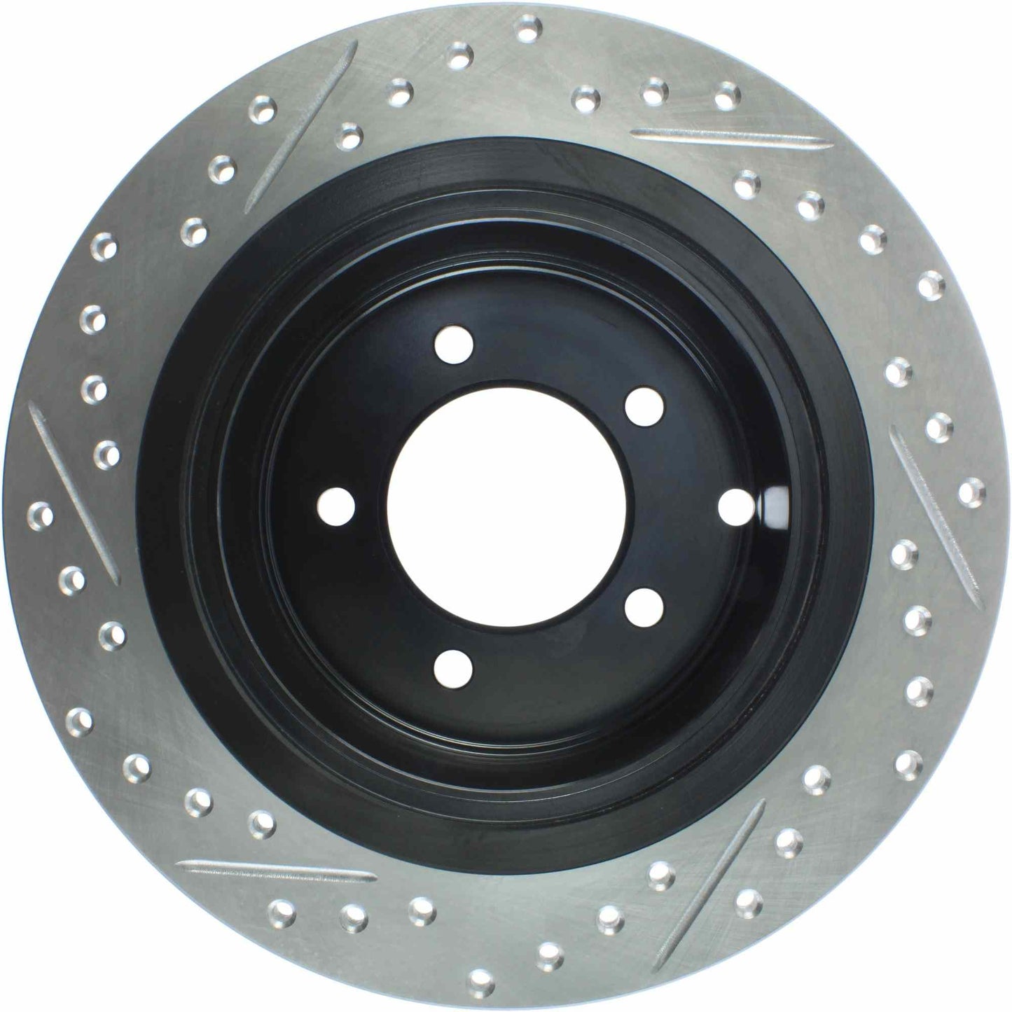 StopTech Sport Drilled/Slotted Brake Rotor; Rear Left