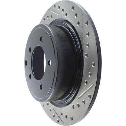 StopTech Sport Drilled/Slotted Brake Rotor; Rear Left