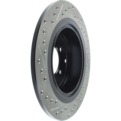 StopTech Sport Drilled/Slotted Brake Rotor; Rear Left